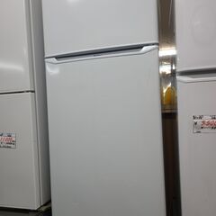 【リサイクルショップどりーむ天保山店】●59●　ハイアール　直冷式２ドア冷蔵庫　2018年製　容量１３０L　JR-N130A　※キズ・凹み有