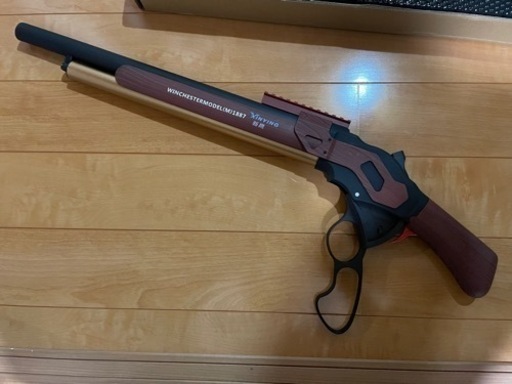 新品同様】ウィンチェスターM1887風エアガン(ナーフ弾) 新品同様】ウィンチェスターM1887風エアガン(ナーフ弾)