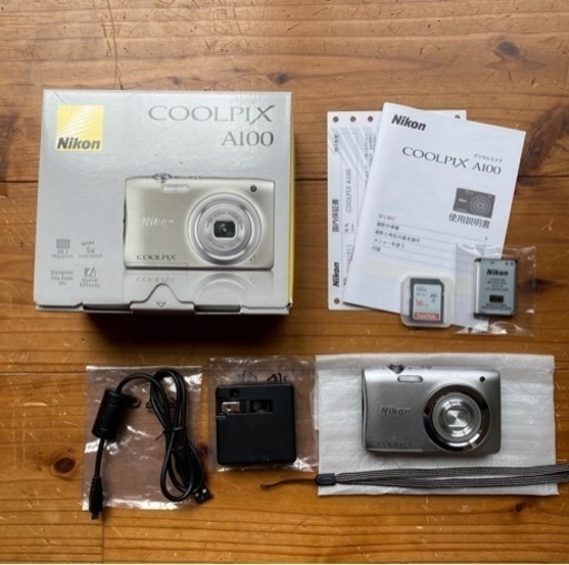 ニコン Nikon COOLPIX A100 SILVER SDカード付