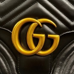 GUCCI GGマーモント　トップハンドルバッグ