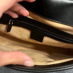 GUCCI GGマーモント　トップハンドルバッグ