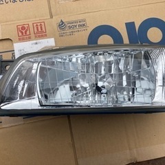 スバル インプレッサ WRX STI GC8 d型 後期 左 助手席 ヘッドライト 爪割れなし 美品