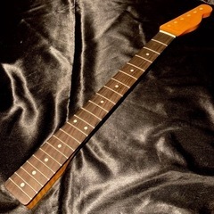 カナダ産フレイムメイプル エレキギター ネック テレキャスター ローズ