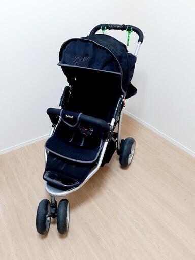 ☆美品☆katoji 　3輪ベビーカー　New　Youk　Baby