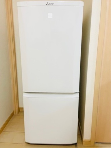 MITSUBISHI(三菱)冷蔵庫 ◆MR-P15EC-KW / 146ℓ / 2018年製　美品