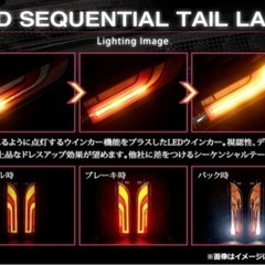 ⭐️ハイエース⭐️LEDテールランプ⭐️流れるウインカー 