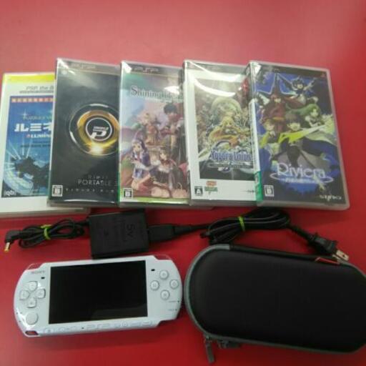 SONY ソニー PSP 本体 PSP-3000 (ケース 充電器 ソフト5本おまけ付き)