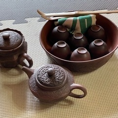お話中・中国茶一式　台湾製