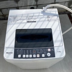ハイセンス　洗濯機　5.5kg 2018年製