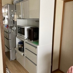 キッチンボード 食器棚 ホワイト