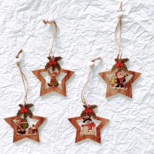 【4個セット】クリスマスオーナメント クリスマスツリー