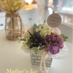 Mother`s  day  arrangement  レッスン...