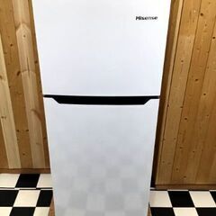 ハイセンス Hisense 2ドア ノンフロン冷凍冷蔵庫 HR-B12C 120L　2019年製