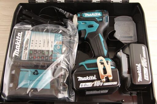 未使用 makita マキタ 18V 6.0Ah インパクトドライバー TD172DRGX 青