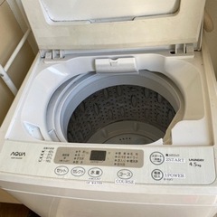 AQUA 洗濯機　4.5kg 2014年製 AQW-S42