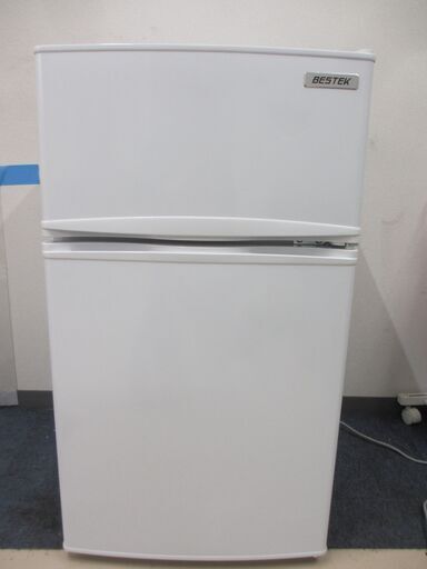 2018年製　BESTEK　2ドア冷凍冷蔵庫　BTMF211　85L 　ホワイト　べステック　菊MZ