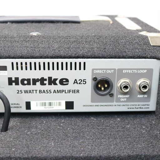 400) 【美品】 Hartke ハートキー ベースアンプ A25 25WATT BASE AMPLIFIER