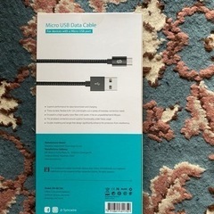 (新品未使用)値下げ SYNCWIRE マイクロ USBデータケーブル」 - 佐世保市