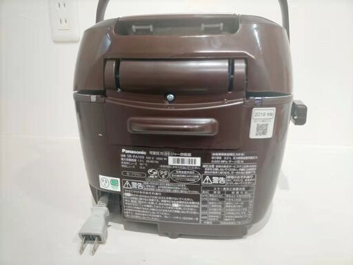 美品 パナソニック 炊飯器 5.5合 可変圧力IH式 おどり炊き ブラウン SR