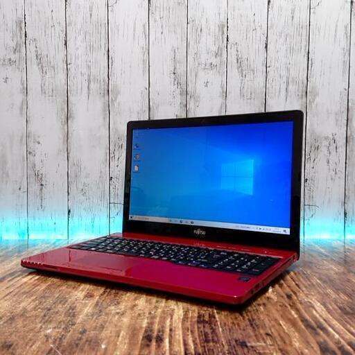 【動作確認済】FUJITSU ノートPC AH45/W SSD 240GB intel Corei3-5005U 2.00GHz 15.6インチ メモリ 8GB パソコン
