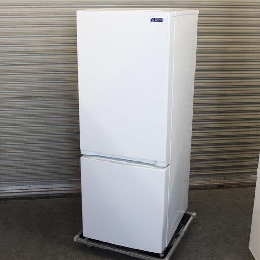 T754) YAMADA ノンフロン冷凍冷蔵庫 YRZ-F15G1 156L 2021年製 ホワイト 2ドア 右開き ガラス棚 冷蔵庫 ヤマダセレクト 単身 一人暮らし