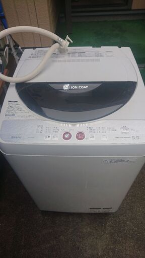シャープ5.5キロ洗い洗濯機(美品)(完全稼働品)