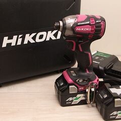 日立工機 コードレスインパクトドライバ WH18DDL2 パワフルレッド 36V 