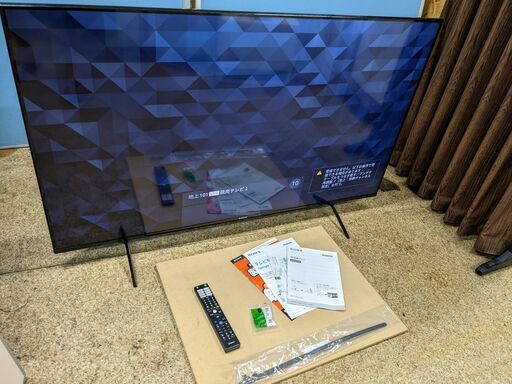 極美品【2021年製】保証残あり SONY BRAVIA XRJ-55X90J 55インチ 認知特性プロセッサー「XR」搭載 プレミアム 4K液晶テレビ