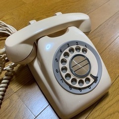 ピンク電話　黒電話　レトロ　美品