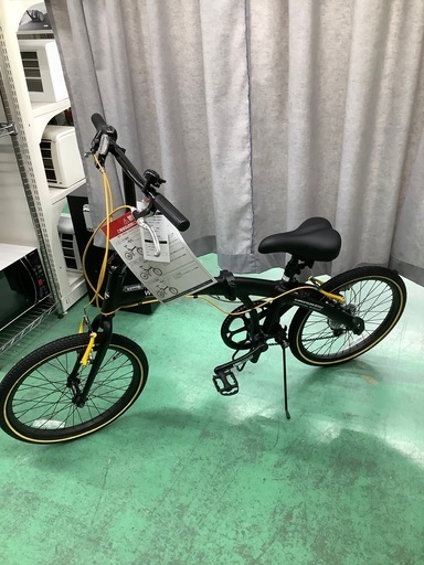 【トレファク吉川店】　WACHSEN　折りたたみ自転車　20インチ　イエロー