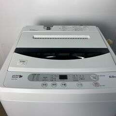 (220414)　ヤマダ電機　全自動洗濯機　6.0kg　YWM-T60A1　2017年製