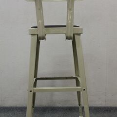 DULTON/ダルトン STANDARD BAR CHAIR IVR バーチェア アイボリー スチール 中古家具 店頭引取歓迎 R5692)