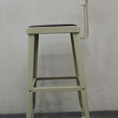 DULTON/ダルトン STANDARD BAR CHAIR IVR バーチェア アイボリー スチール 中古家具 店頭引取歓迎 R5692)