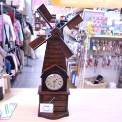 147/511 風車付き置時計【モノ市場 知立店】