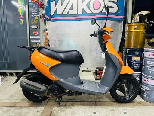 ★実動！スズキ レッツ4 CA45A Fi 前後タイヤ新品！ 千葉 木更津 配送可 原付 通勤 通学 フードデリバリーに★ ☆実動！スズキ レッツ4 CA45A Fi 前後タイヤ新品！ 千葉 木更津 配送