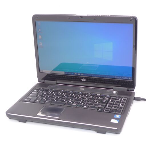 中古良品 15インチ ノートパソコン 富士通 FUJITSU AH30/C Celeron 4GB DVDマルチ 無線LAN テンキー付 Windows10 Office済 即使用可