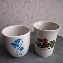 レア！リプトン陶器カップセット/Lipton/花瓶
