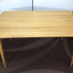 【ジモ取引終了3/24】≪Z1622≫『宮城県内 配送可能』 大塚家具 展示品 ダイニングテーブルセット テーブル 椅子4脚 まとめ品 天然木 椅子カバー付き 黄緑/オレンジ色