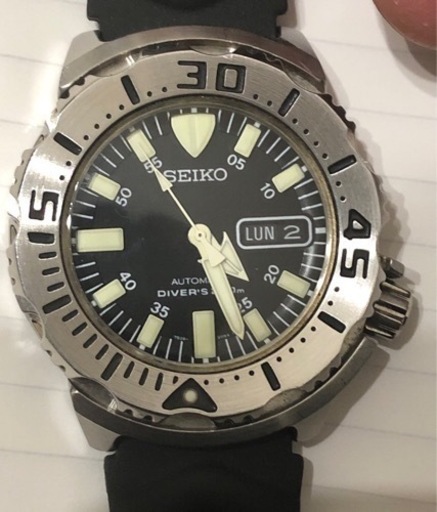 セイコー腕時計ブラックモンスターメンズSEIKO