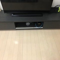 テレビ台150センチ/ノーマル扉タイプ / ブラック