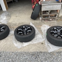 RAYS/ デイトナ FDX F6 ブラックマシニングホイール タイヤ 4本