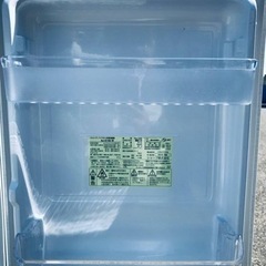 ③✨2019年製✨2466番 SHARP✨ノンフロン冷凍冷蔵庫✨SJ-D14E-W‼️