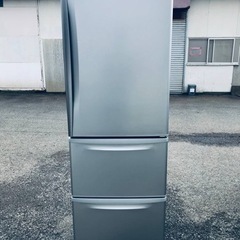 ①2656番Panasonic✨ノンフロン冷凍冷蔵庫✨NR-C379M-S‼️