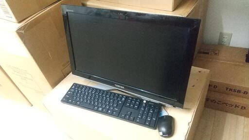 東芝製 一体型デスクトップPC dynabook Qosmio D710/T7BB　PD710T7BBFB　≪i5/8GB/1TB≫Office2021