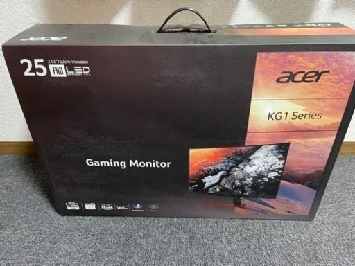 acer ゲーミングモニター165hz モニターアーム付き