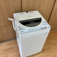 受付終了⭐️東芝 洗濯機6kg2012年式 AW-60GL-W