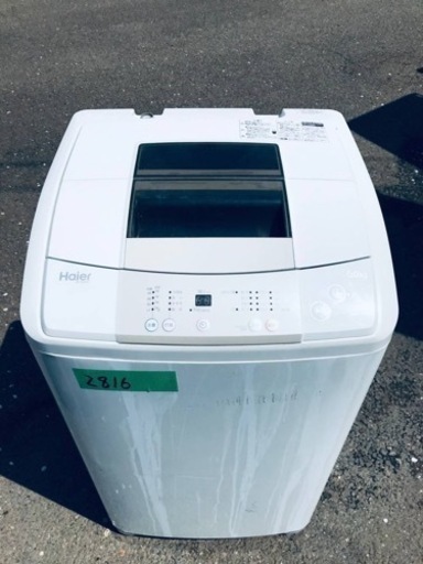 ①2816番ハイアール✨全自動電気洗濯機✨JW-K60H‼️