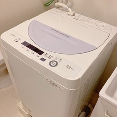 【受け渡し予定者決定しています】2017年製 SHARP 洗濯機...