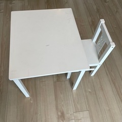 4/21引取のみ　IKEA　子供用机椅子セット 