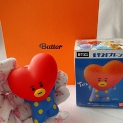 BTS butter CD★ソフビTATA オレンジ